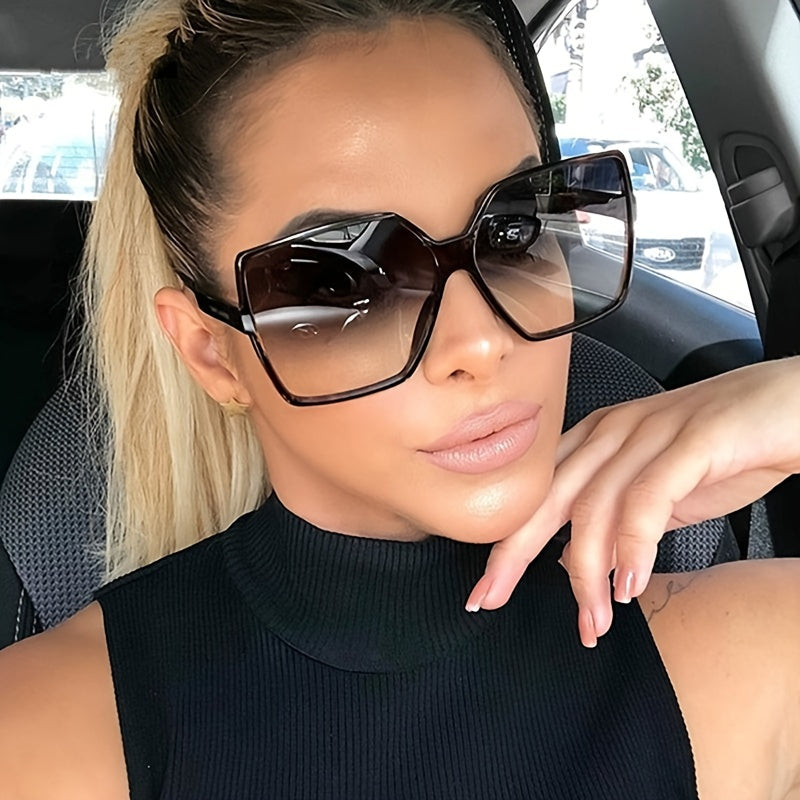 Sonnenbrille Damen – UV400 Schutz – Quadratisch – Ideal für Stilvolle Frauen & Alltag