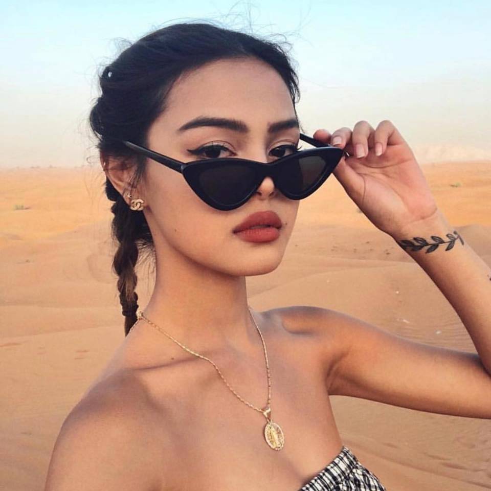 Katzenaugen - Sonnenbrille Damen – Mit UV-Schutz für Alltag & Freizeit