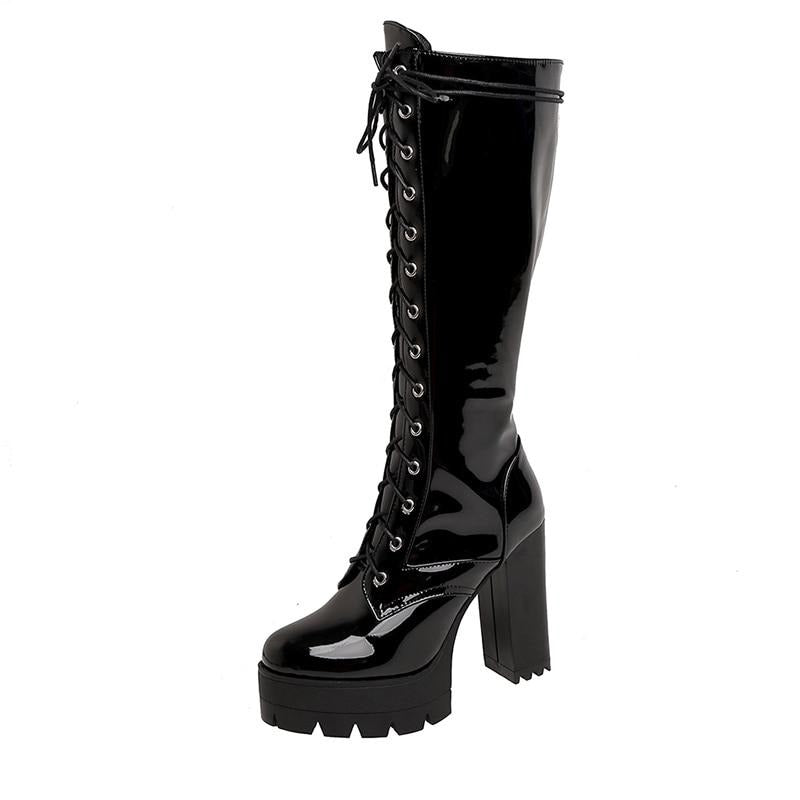 Stiefel - Damen - Elegante Lederstiefel mit bequemer Passform und modischem Design