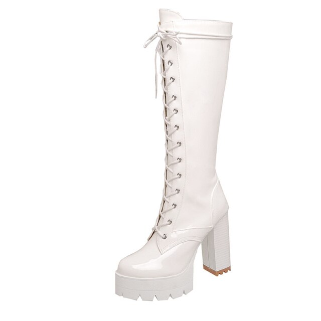 Stiefel - Damen - Elegante Lederstiefel mit bequemer Passform und modischem Design
