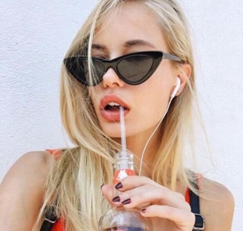Katzenaugen - Sonnenbrille Damen – Mit UV-Schutz für Alltag & Freizeit