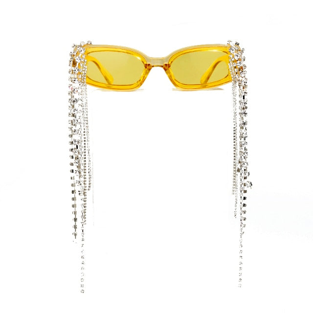 Sonnenbrille Damen – Mit Quasten & Strasssteinen für den Alltag