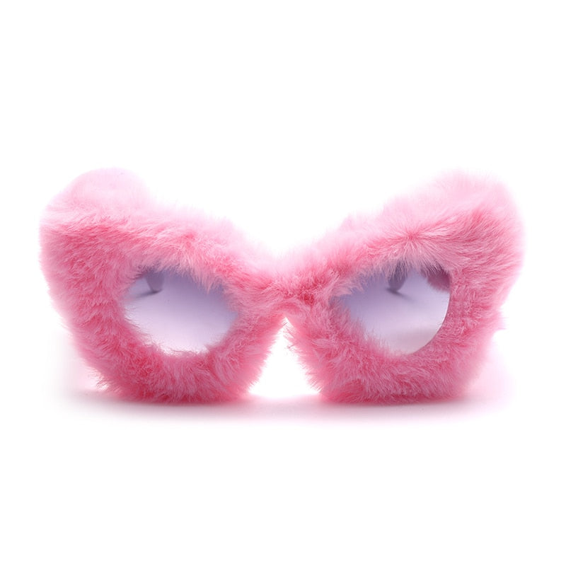 Sonnenbrille Damen – In Felloptik für modische Alltagslooks